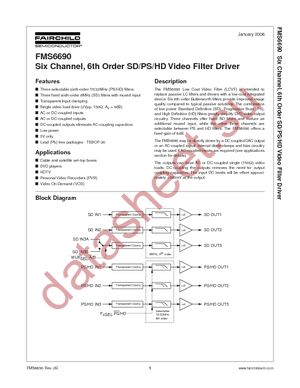 FMS6690MTC20 datasheet  